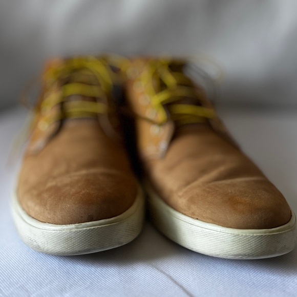 Timberland Size 9 Men’s Light Cognac Suede Shoes - Picture 6 of 14